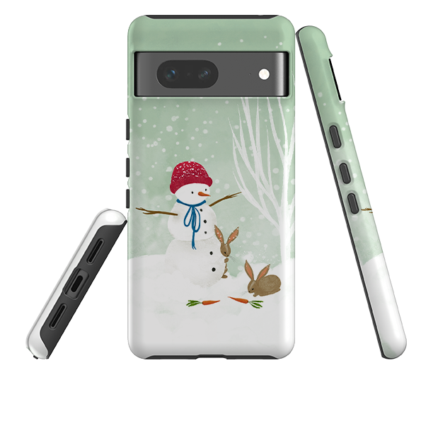 Google Tough Case - Snowman By Katherine Quinn