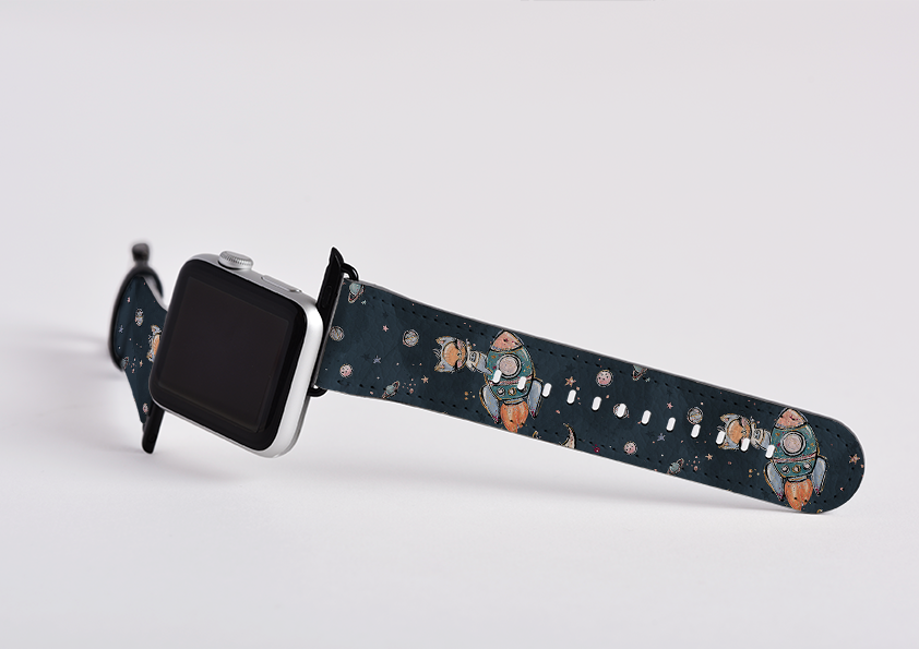 Space Cat Apple Watch Strap