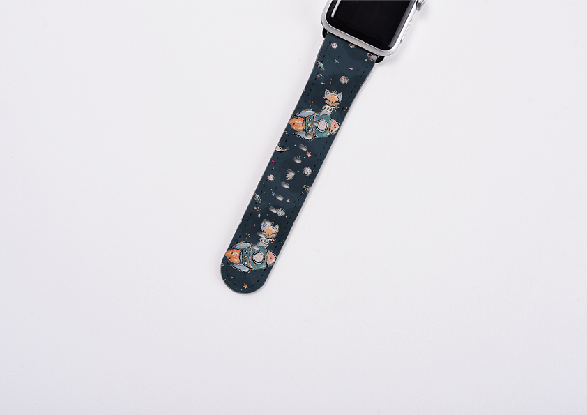 Space Cat Apple Watch Strap