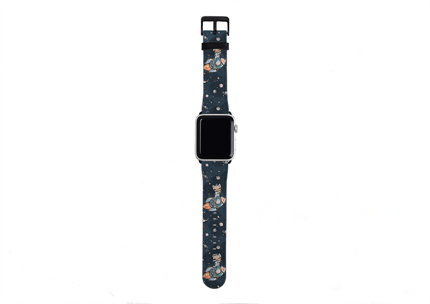 Space Cat Apple Watch Strap