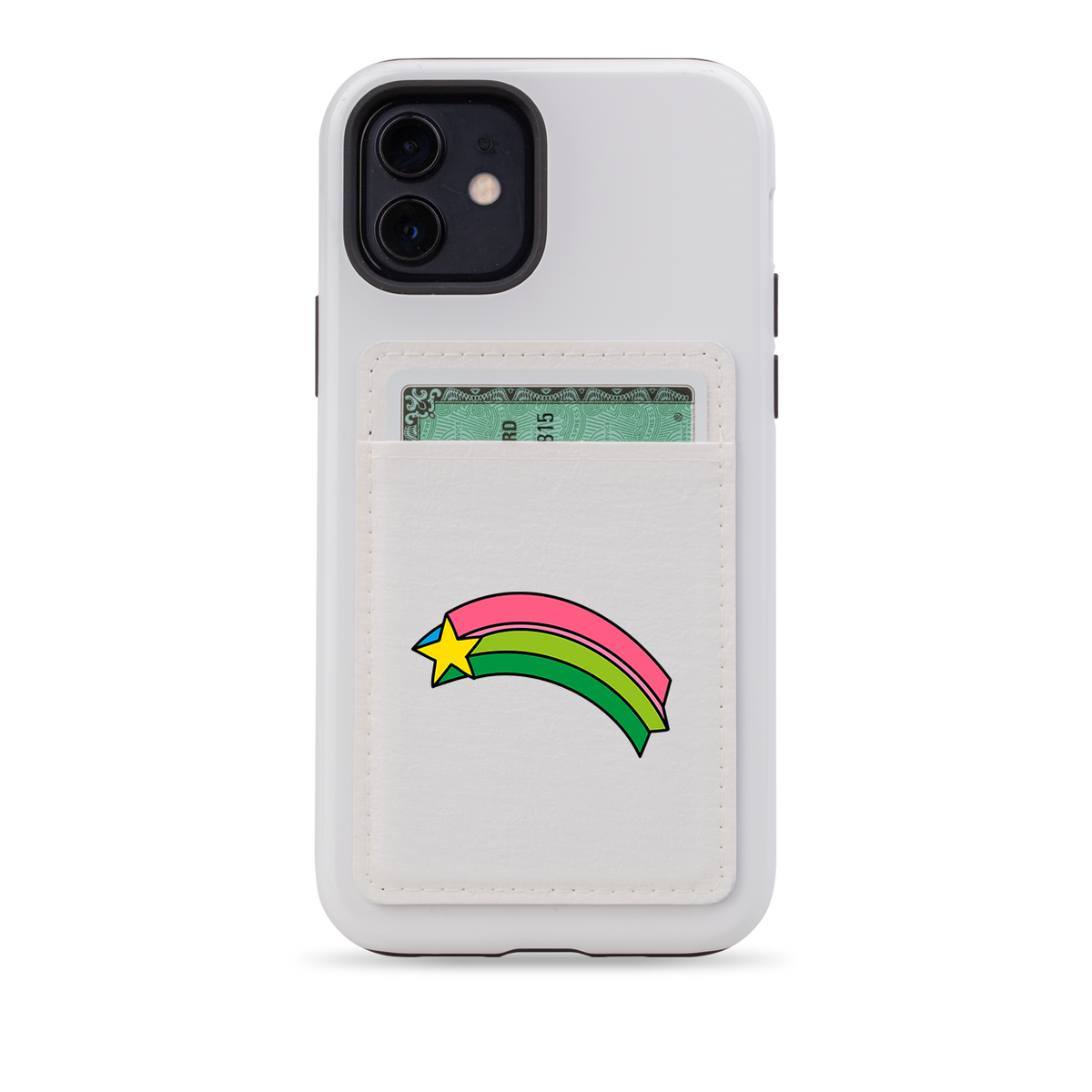 Star MagSafe Wallet- White