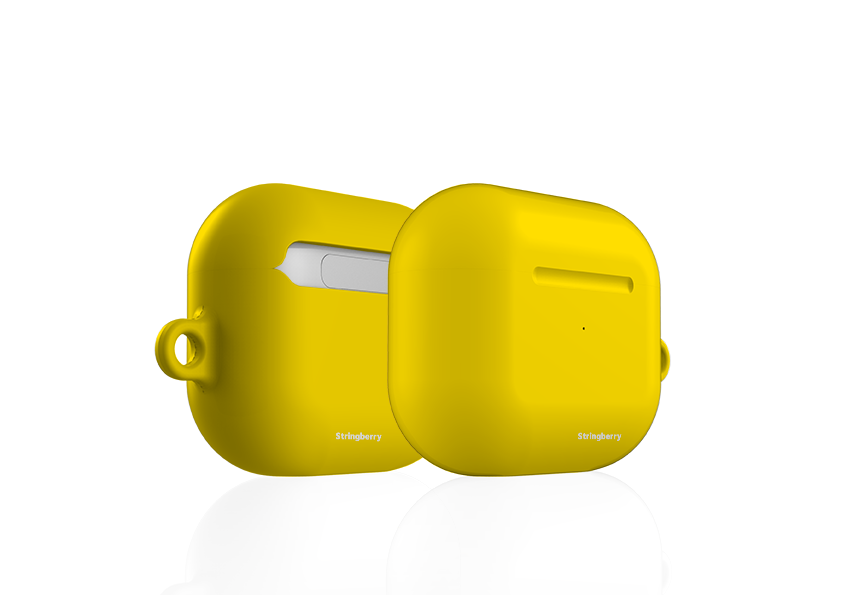 Stockholm Yellow Airpod Case Gen 3