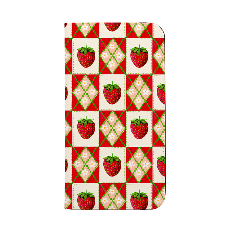 Strawberries II Wallet Case By Abby Jacobs