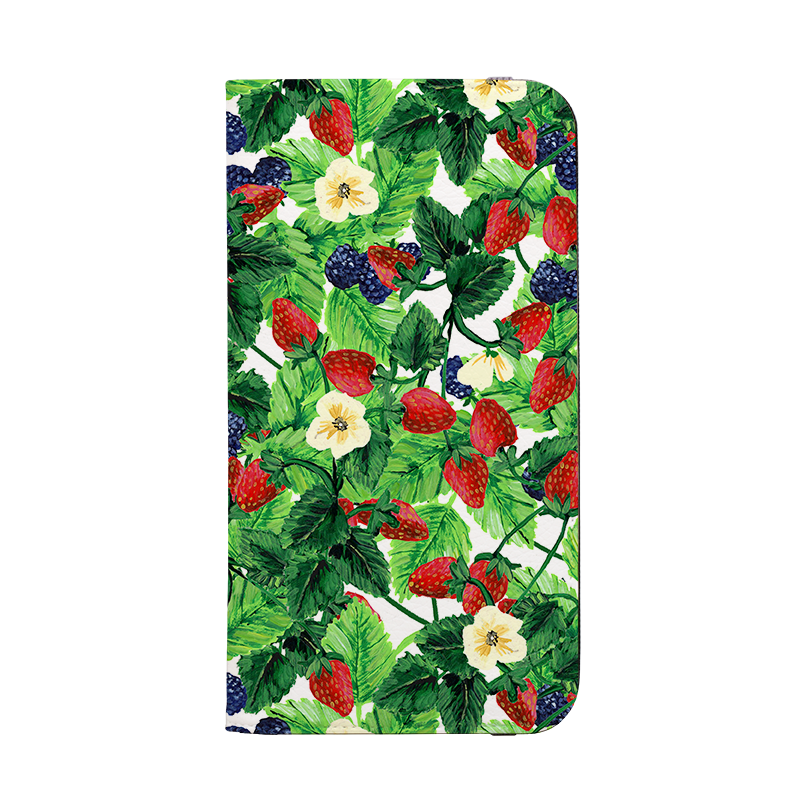 Strawberries III Wallet Case By Abby Jacobs