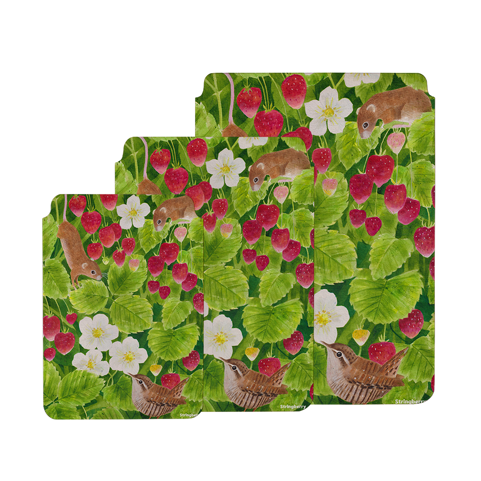 Strawberry Thieves By Bex Parkin Laptop, Kindle & iPad Sleeve