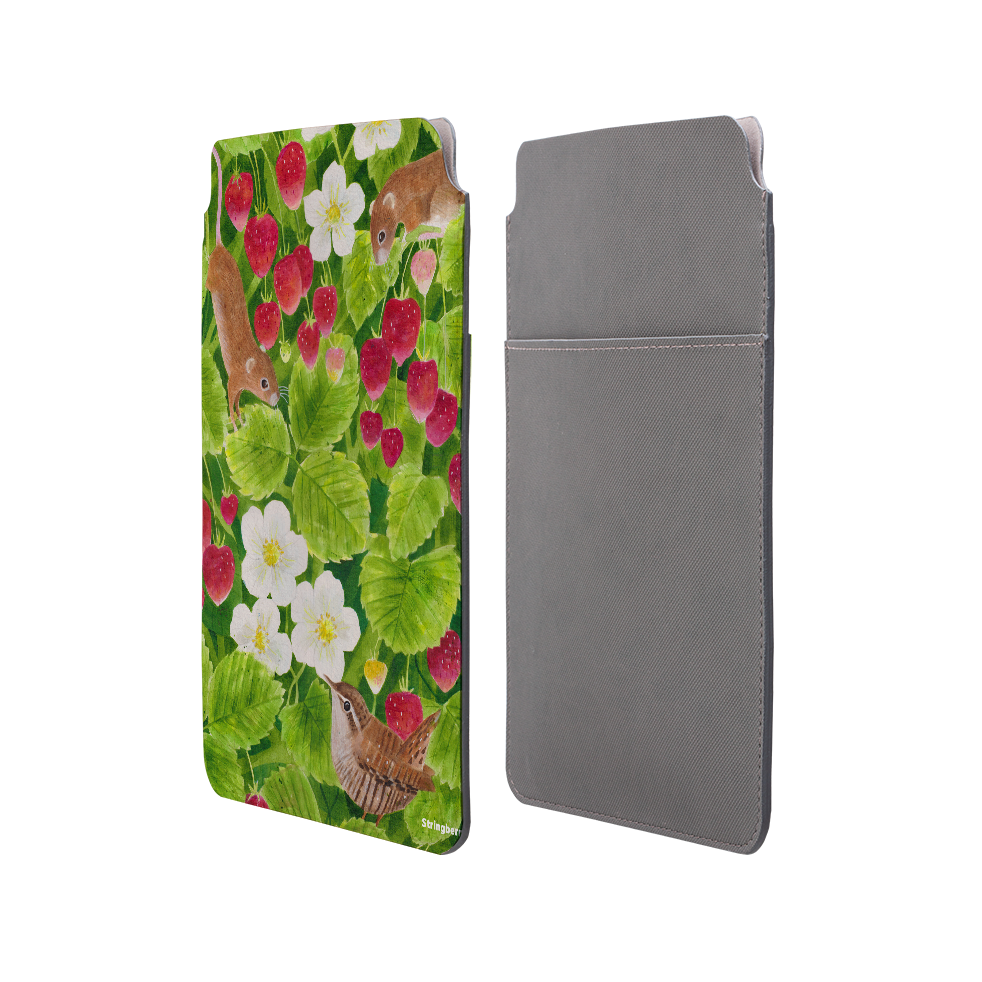 Strawberry Thieves By Bex Parkin Laptop, Kindle & iPad Sleeve