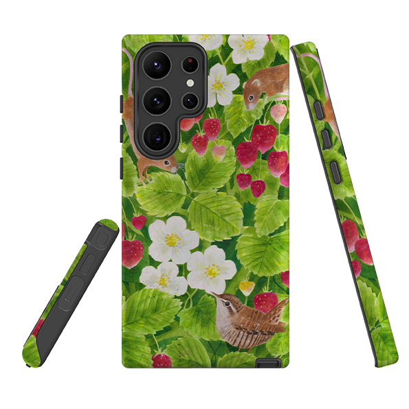 Samsung Tough Case - Strawberry Thieves By Bex Parkin