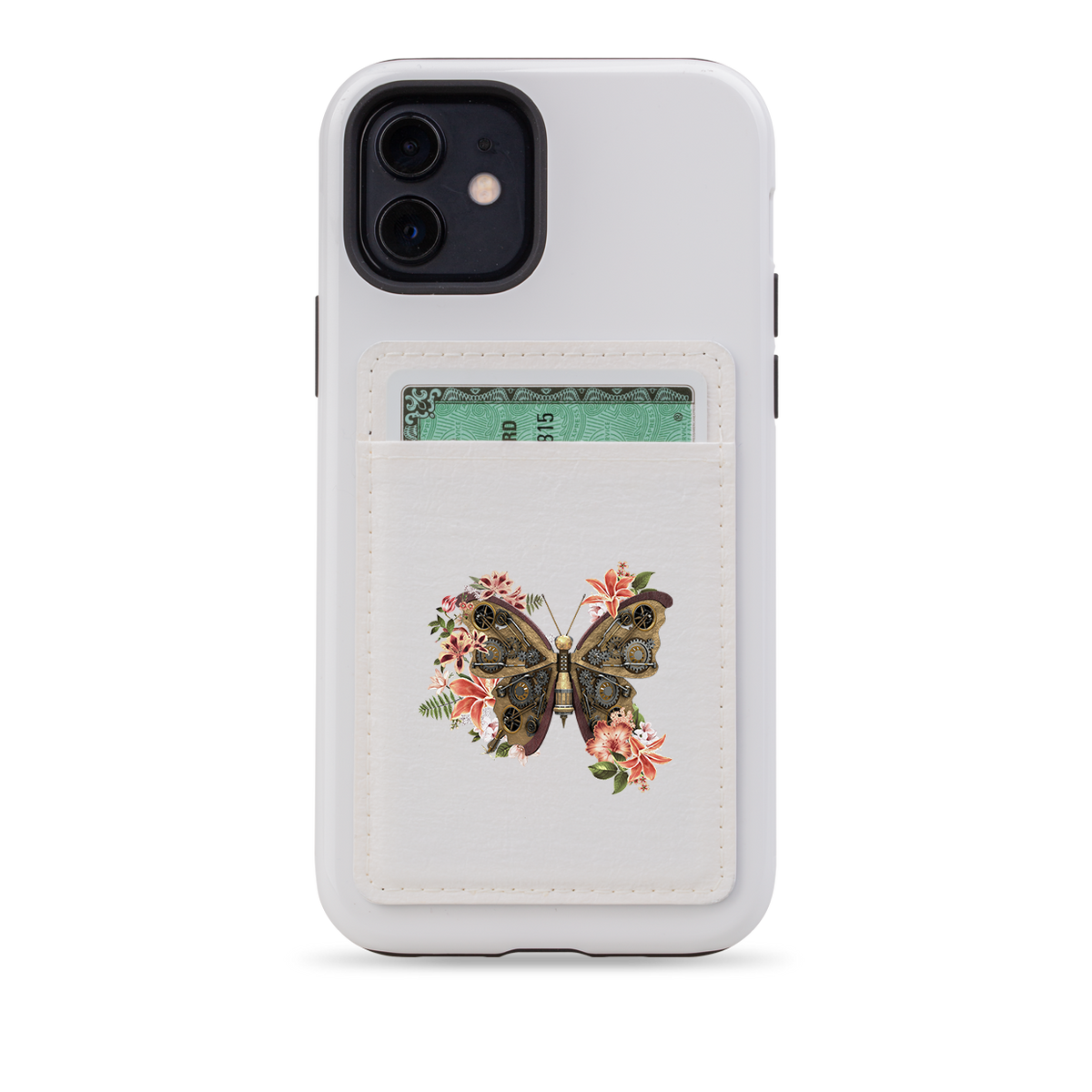 Street Monarch MagSafe Wallet- White