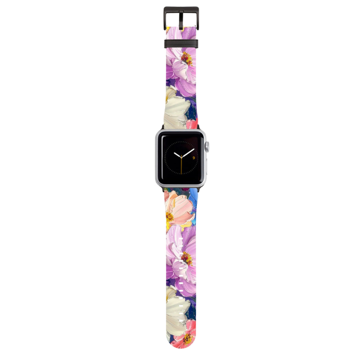 Sommerliches Blumenmuster Abbots Oak Apple Watch Armband