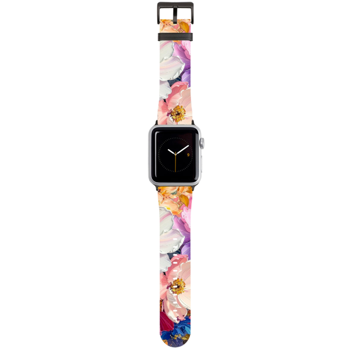 Summer Floral Saffron Apple Watch Strap