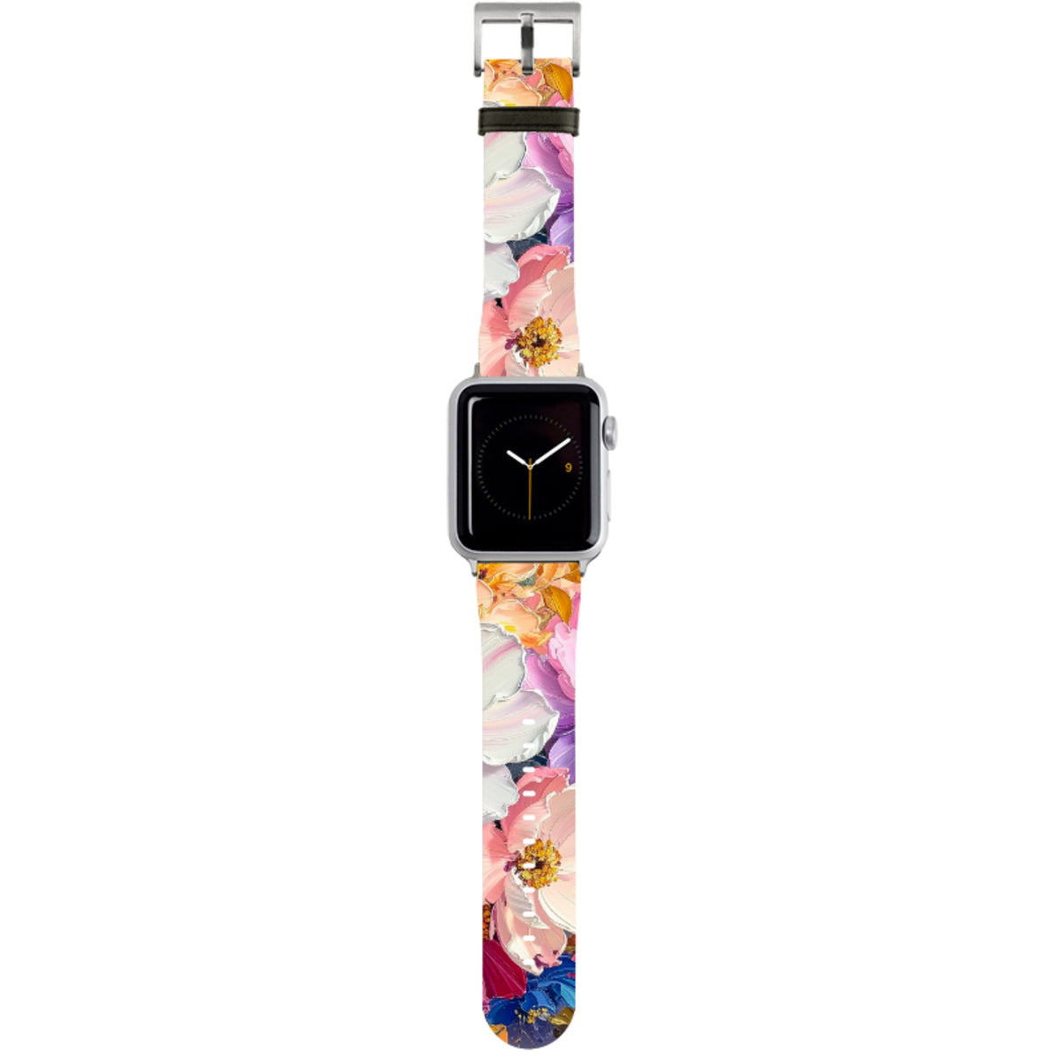 Summer Floral Saffron Apple Watch Strap