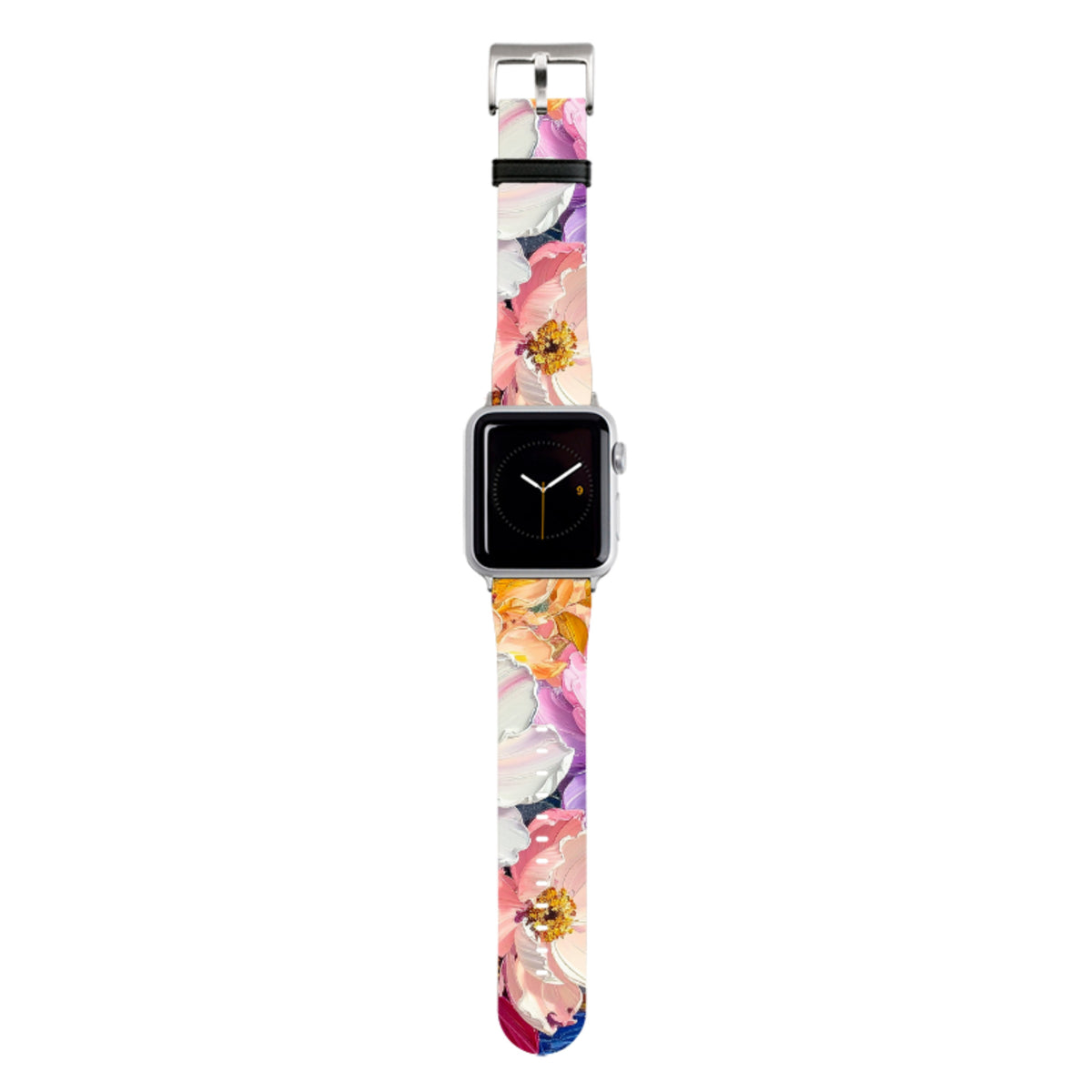 Summer Floral Saffron Apple Watch Strap