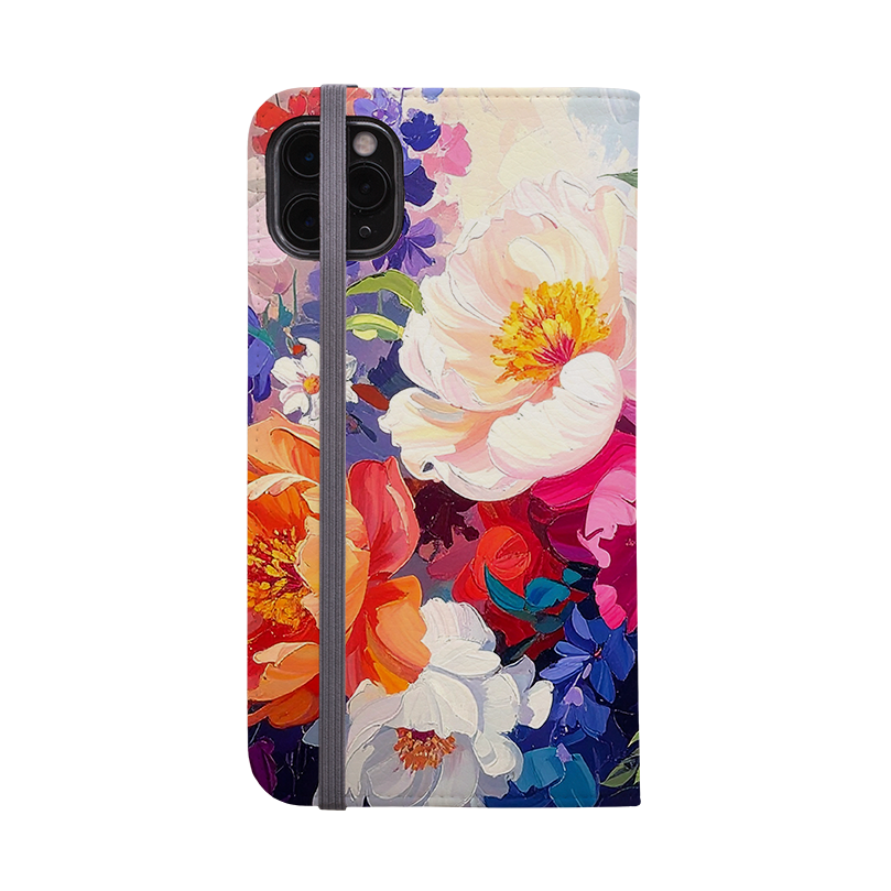 Summer Floral Saffron Wallet Case