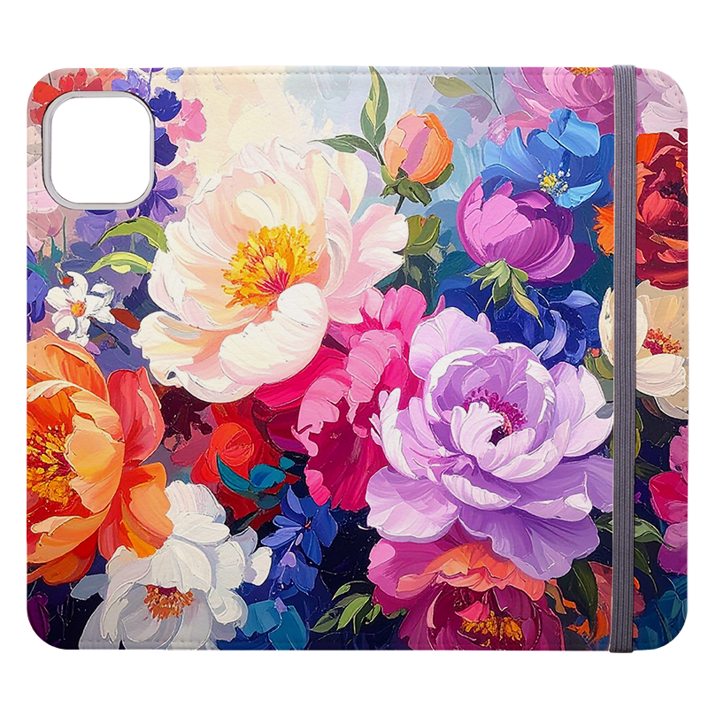 Summer Floral Saffron Wallet Case