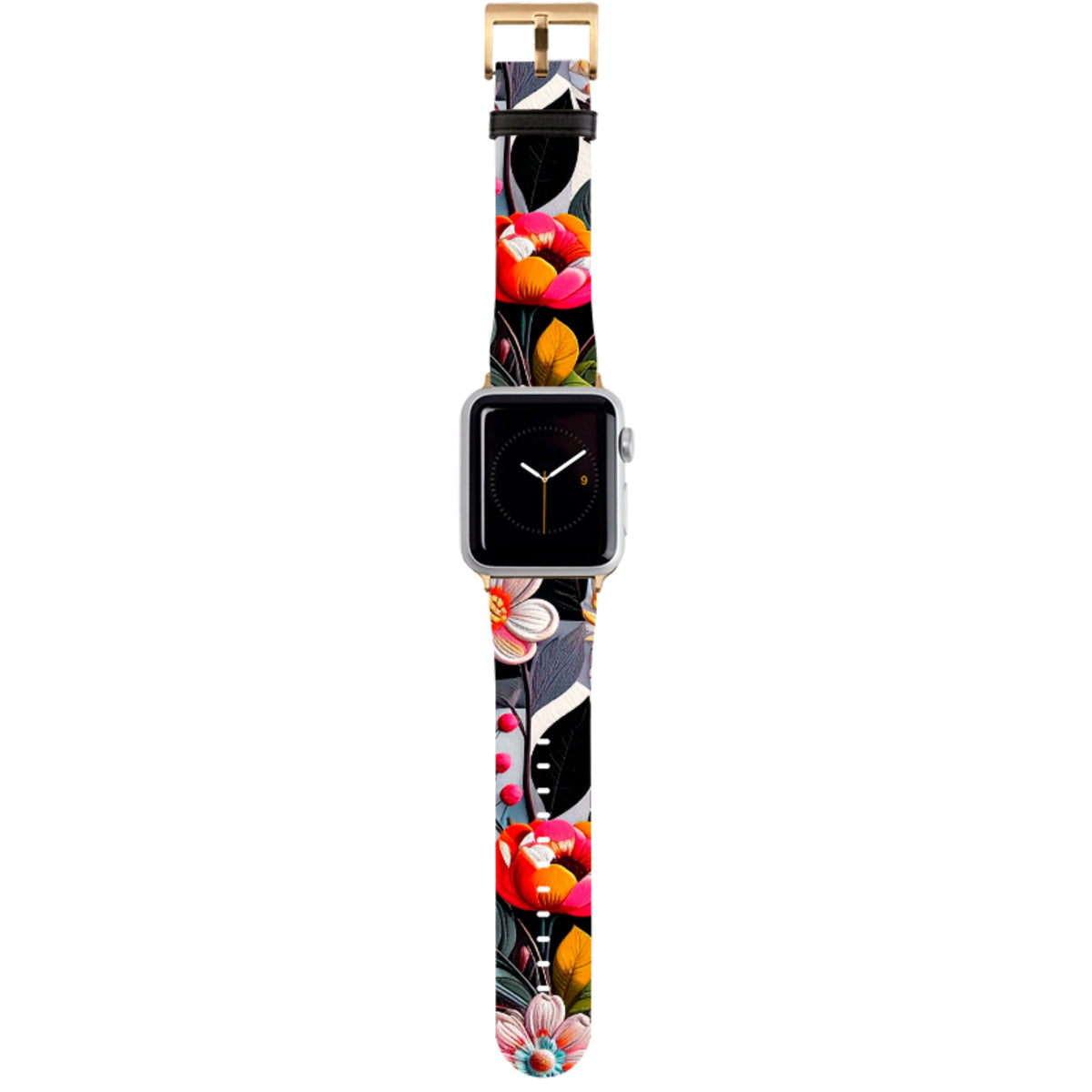 Sommerliche Blumenmuster Apple Watch Armband