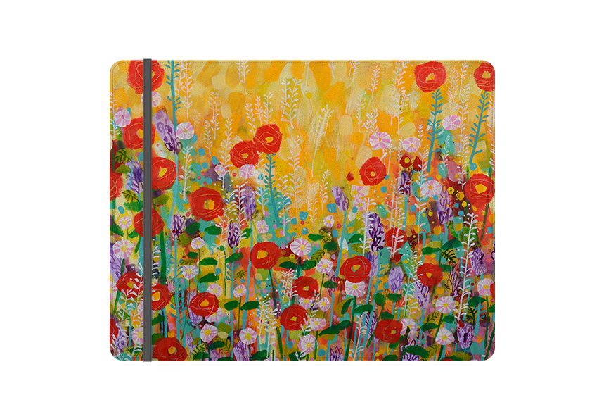 Summer Meadow By Claire West Folio Notebook