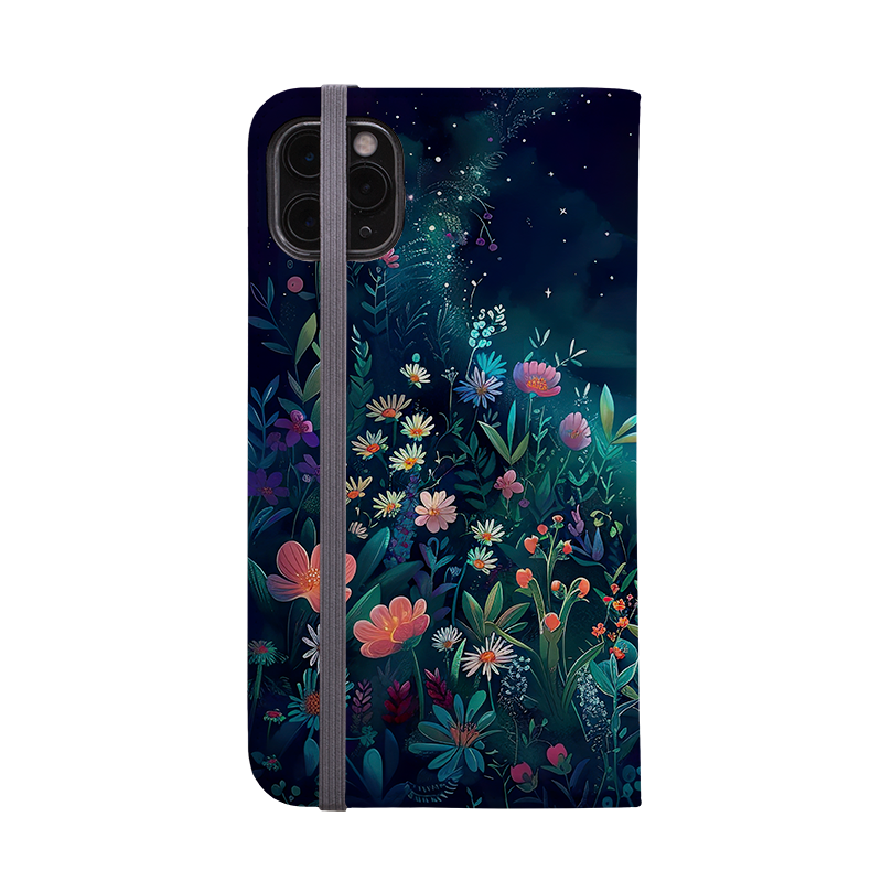 Summer Moon Floral Wallet Case