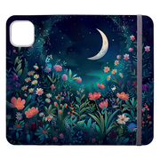 Summer Moon Floral Wallet Case