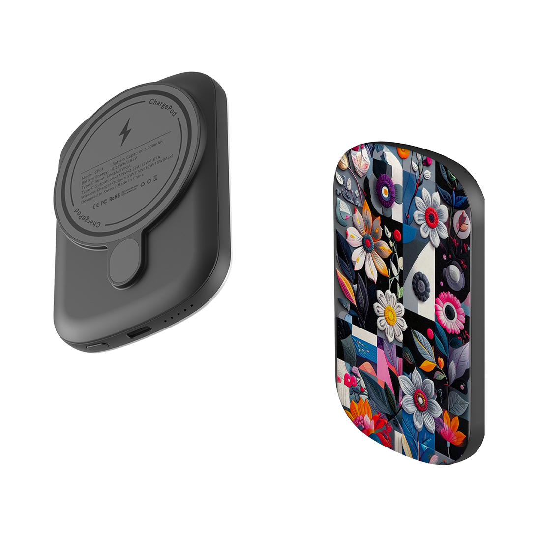 MagSafe Power Bank - Summer Petal Garden