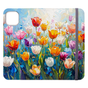 Summer Tulips Wallet Case