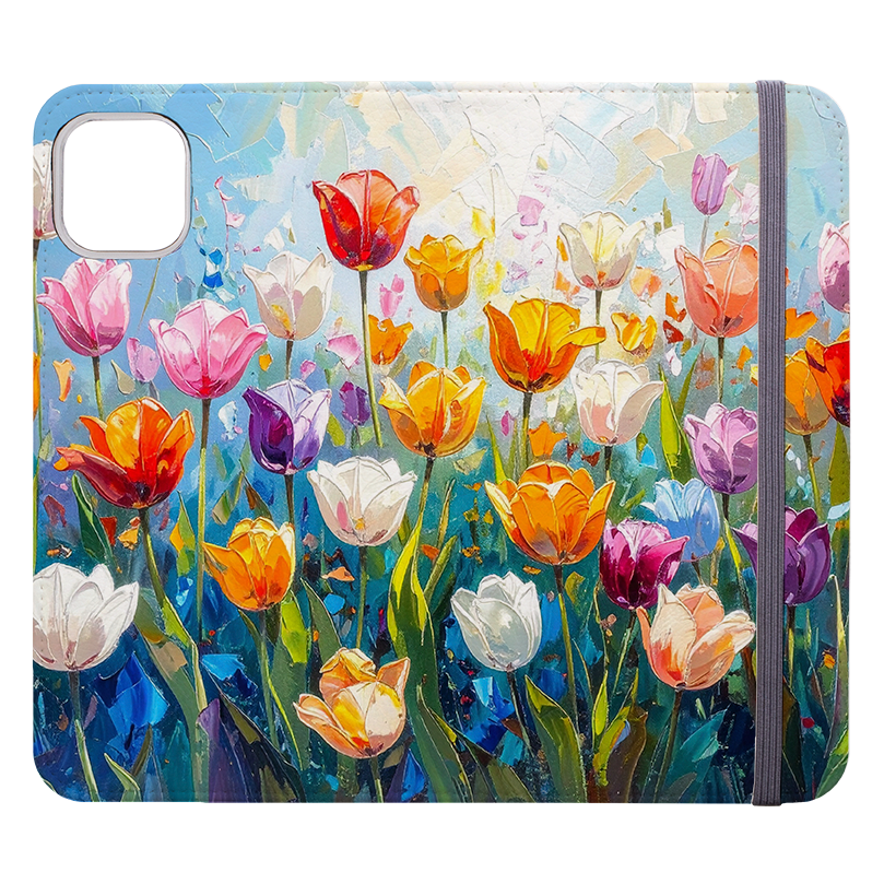 Summer Tulips Wallet Case