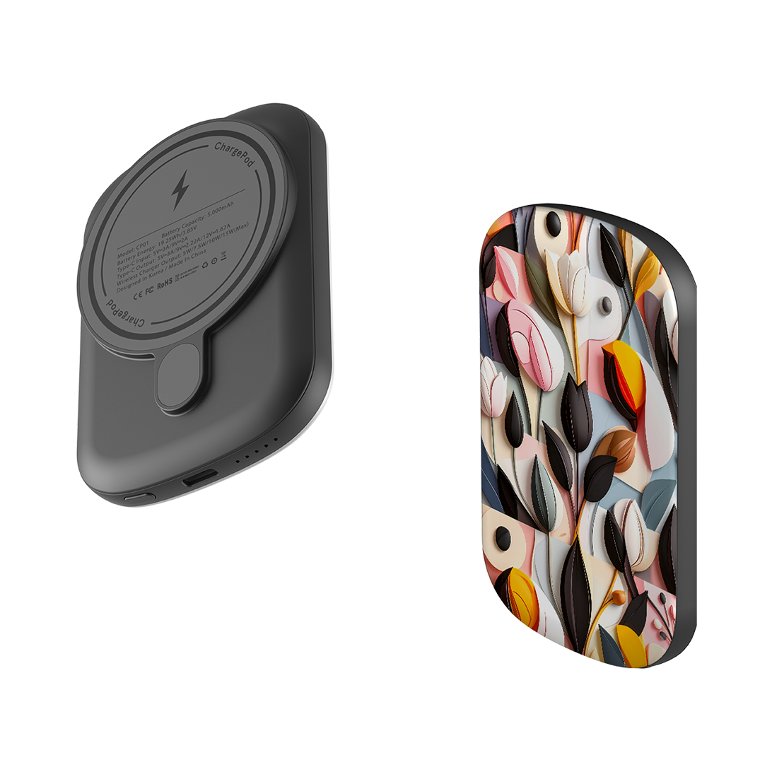 MagSafe Power Bank - Summer Tulips