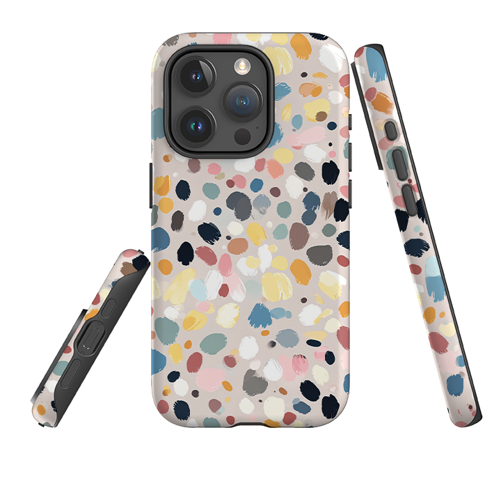 iPhone Tough Case - Summer Polka