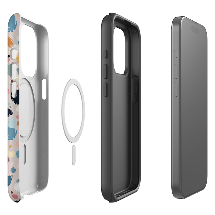 iPhone MagSafe Tough Case - Summer Polka