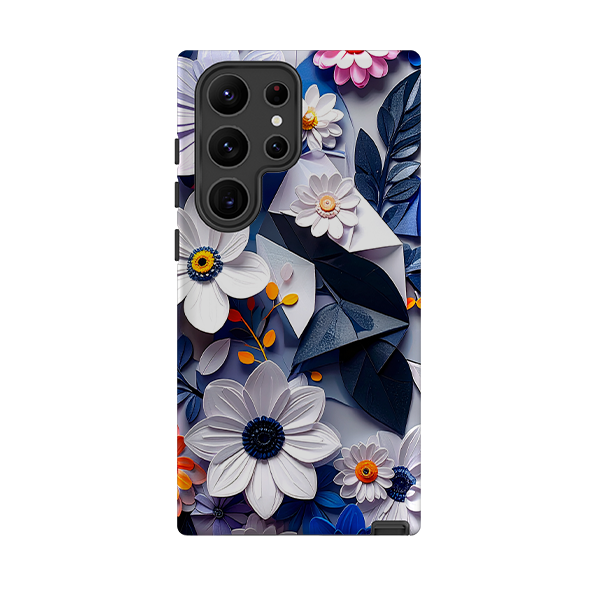 Samsung Tough Case - Summer Blue Florals