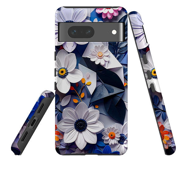 Google Tough Case - Summer Blue Florals