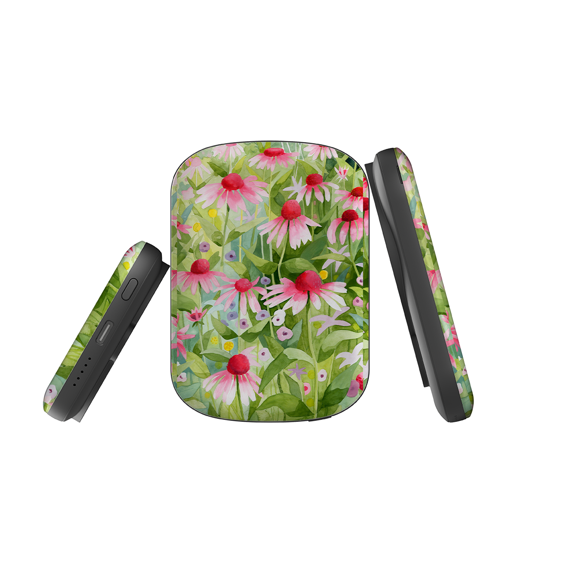 MagSafe Power Bank - Summer Echinacea By Bex Parkin