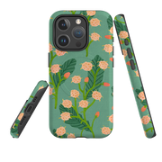 iPhone MagSafe Tough Case - Summer Seeds Teal By Katherine Quinn