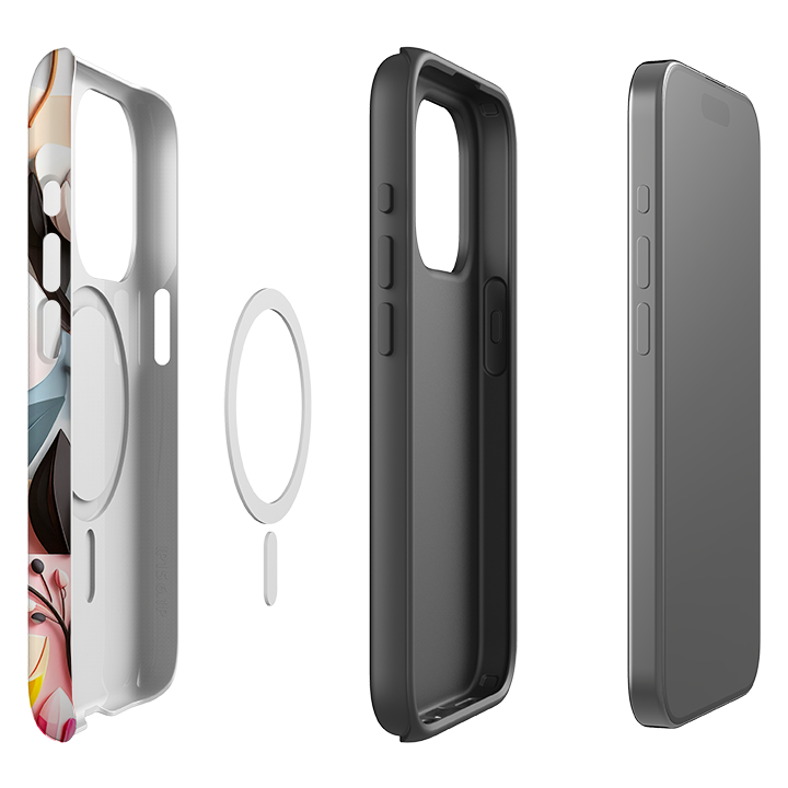 iPhone MagSafe Tough Case - Summer Tulips