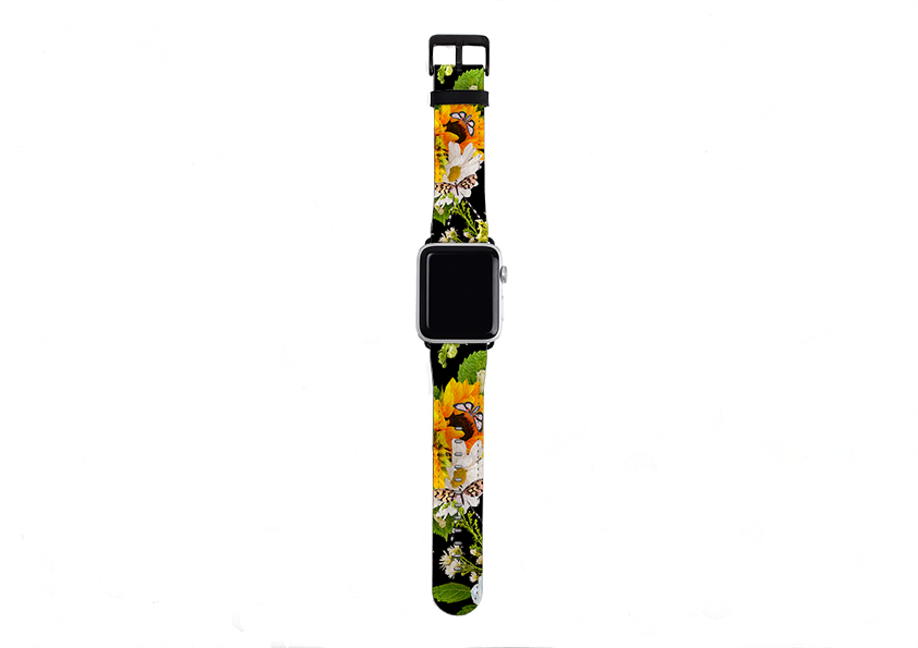 Sunlife Black Apple Watch Strap