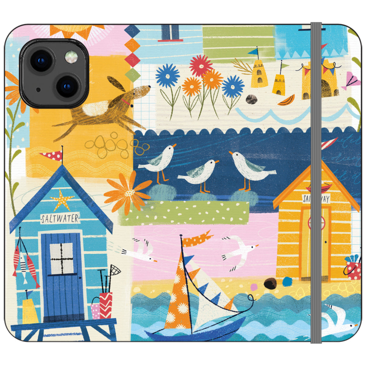 Sunny Days Wallet Case By Ali Brookes