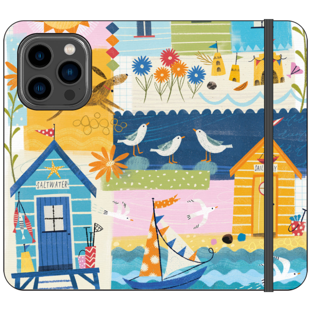 Sunny Days Wallet Case By Ali Brookes