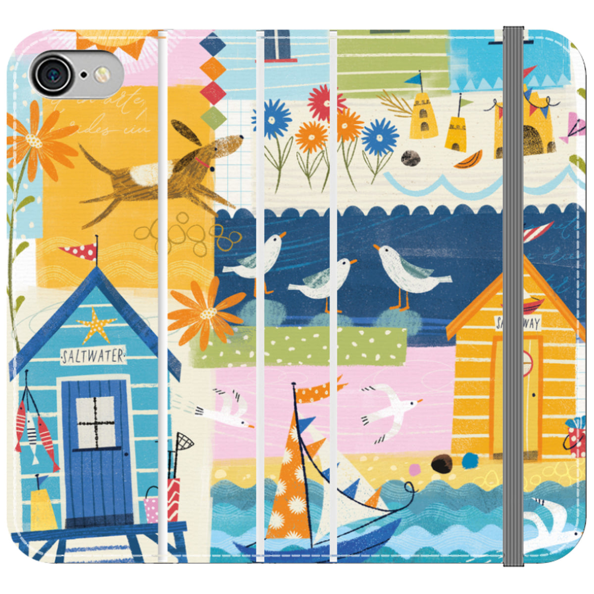 Sunny Days Wallet Case By Ali Brookes