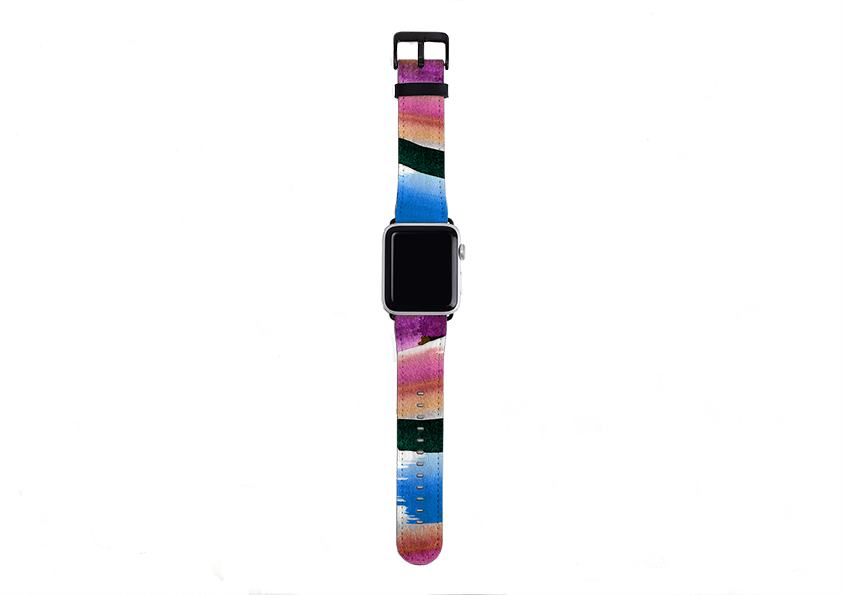 Sunset Painting By Kitty Joseph Apple Watch Strap