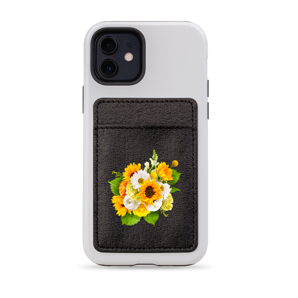 Sunshine Floral MagSafe Wallet- Black
