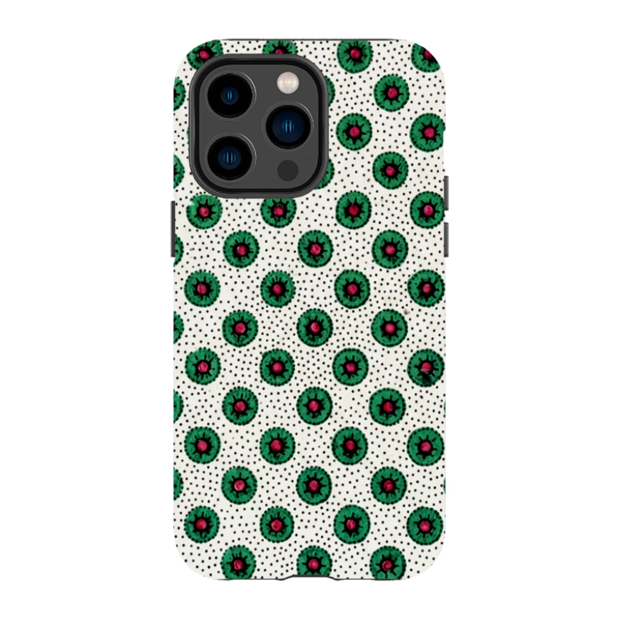 iPhone Tough Case - Green Medallion