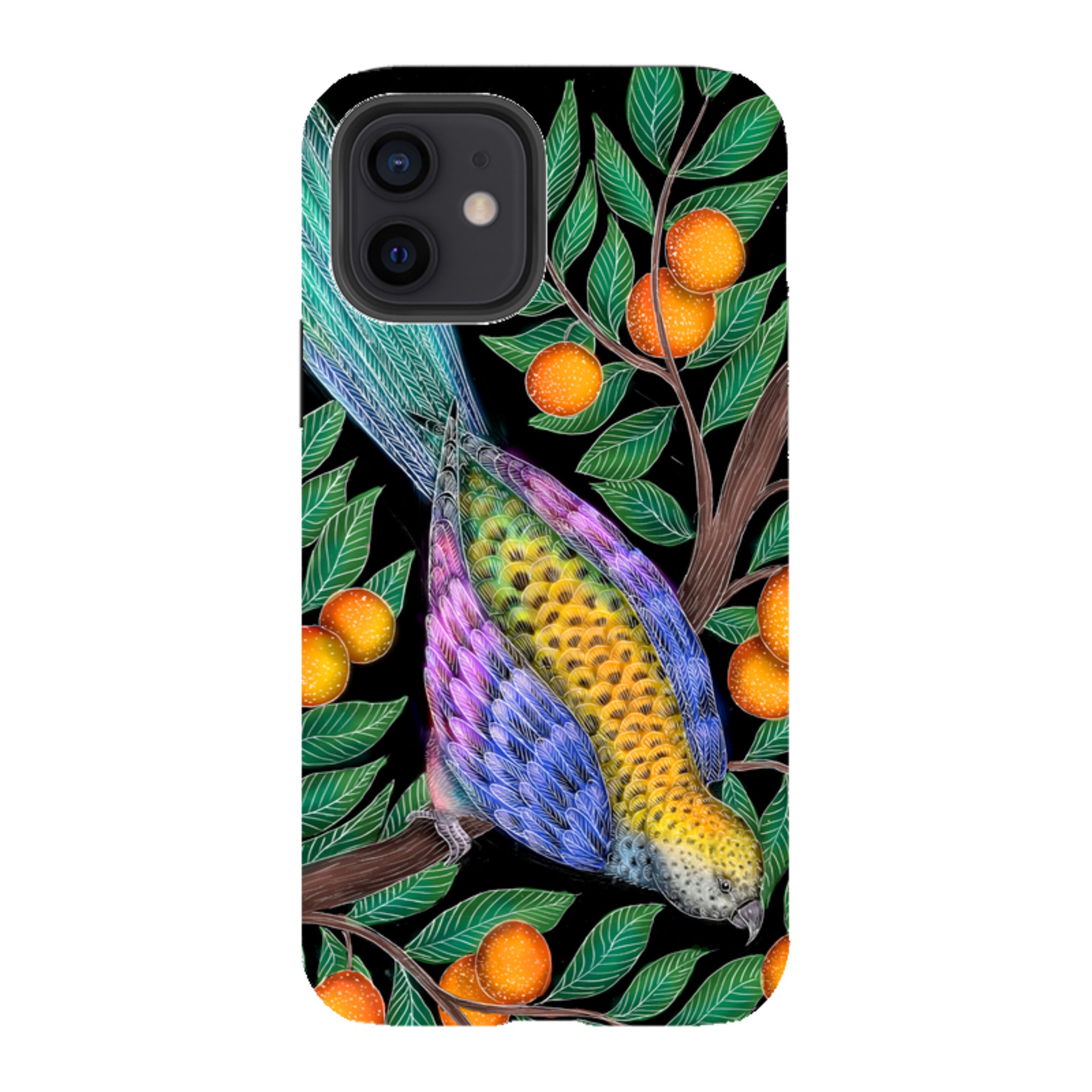 iPhone Tough Case - Parrot By Catherine Rowe