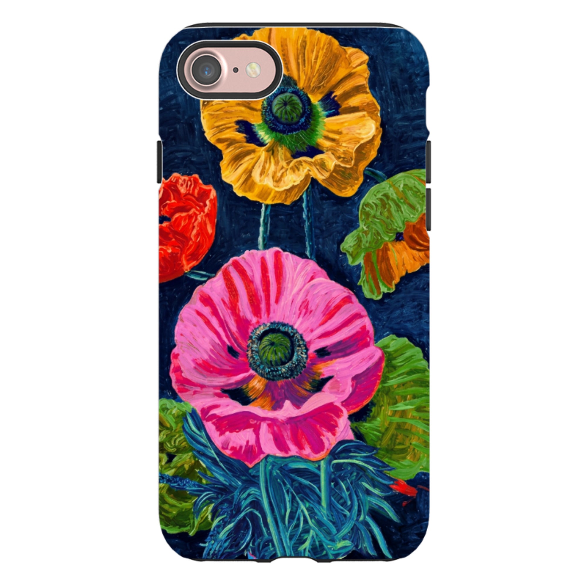iPhone Tough Case - Kisling Poppy Blue