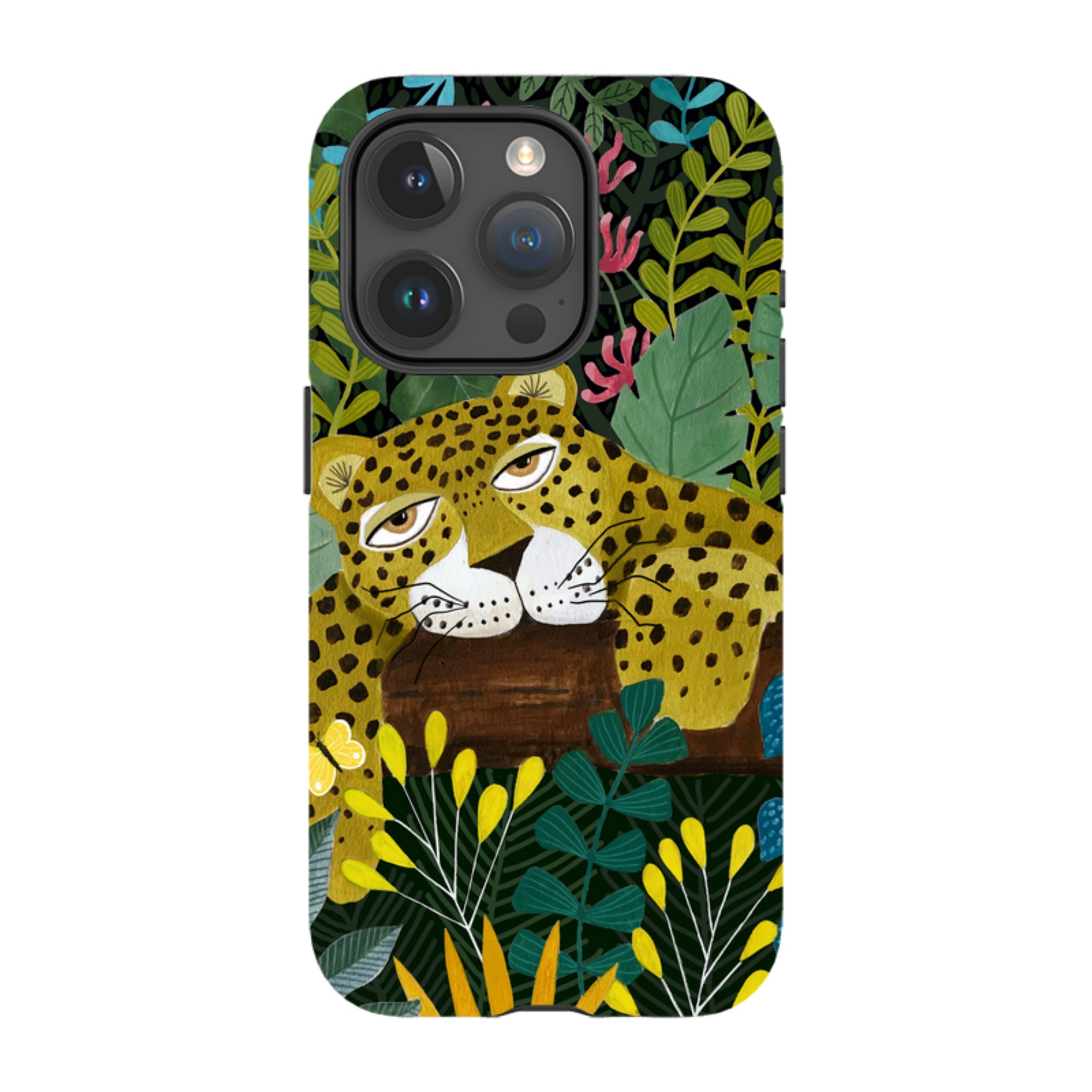 iPhone MagSafe Tough Case - Sleepy Leopard By Bex Parkin
