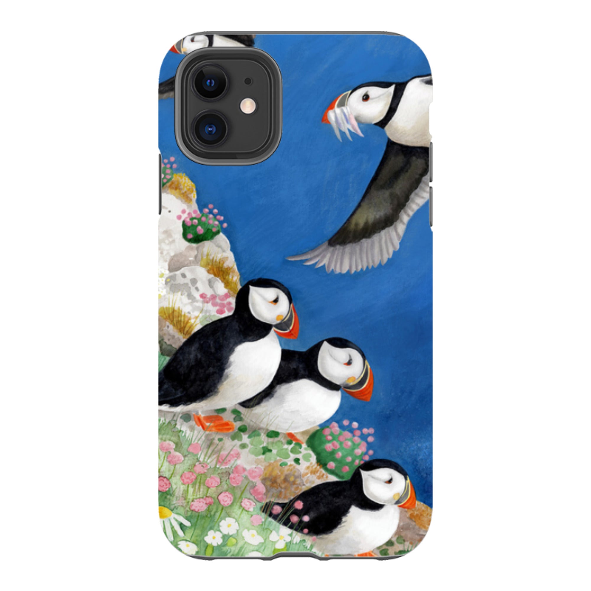 iPhone Tough Case - Puffins By Bex Parkin