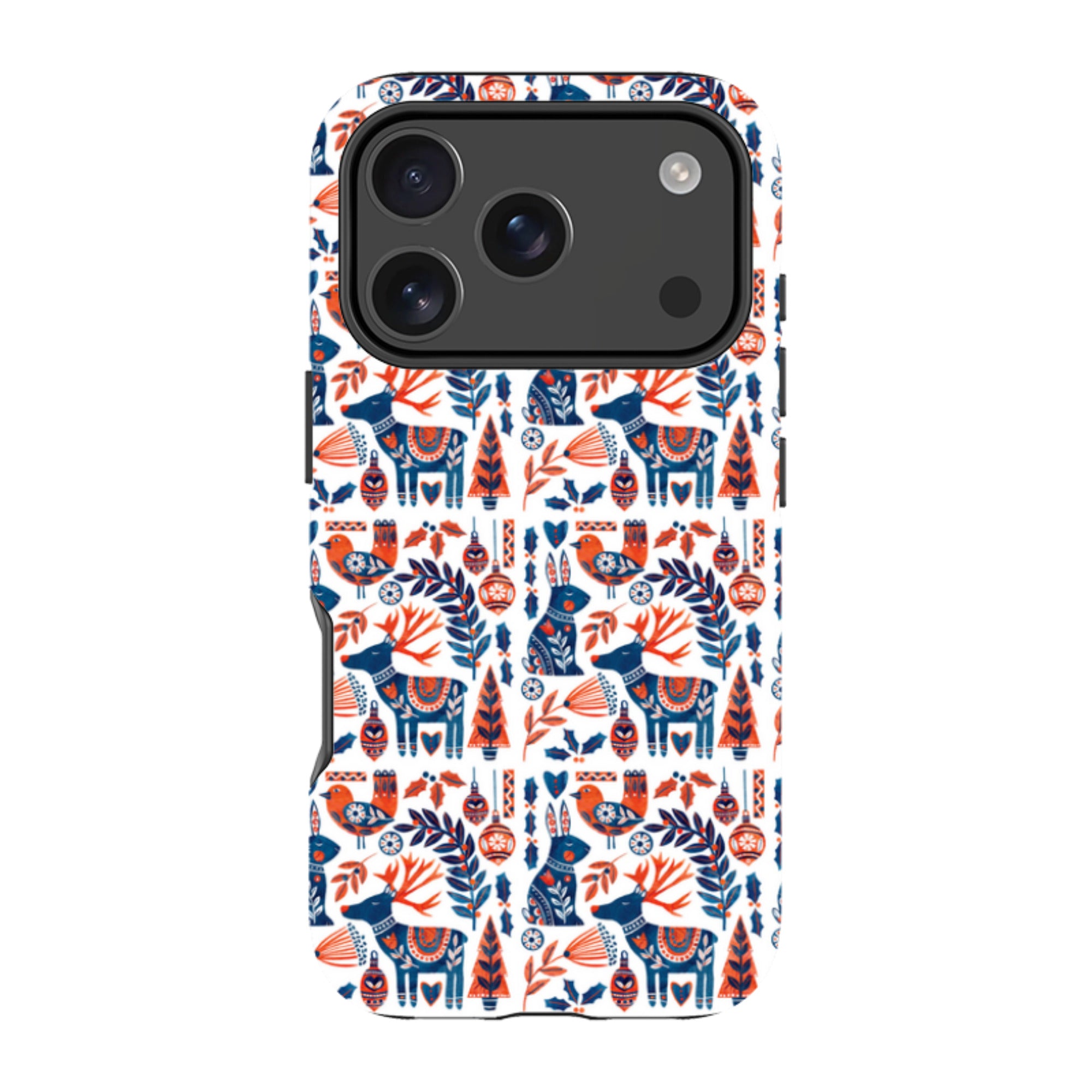 iPhone Tough Case - Scandi Animals By Tracey English