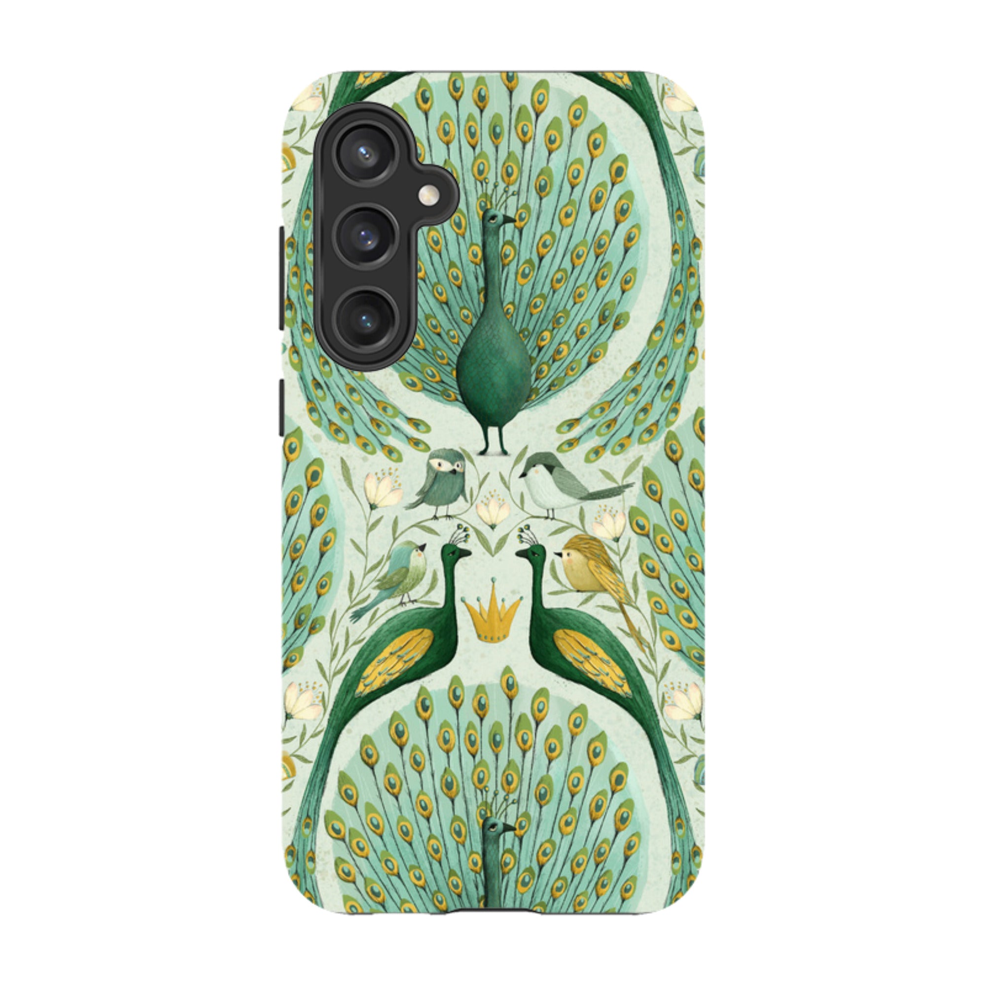 Samsung Tough Case - Peacock Pattern By Maja Lindberg