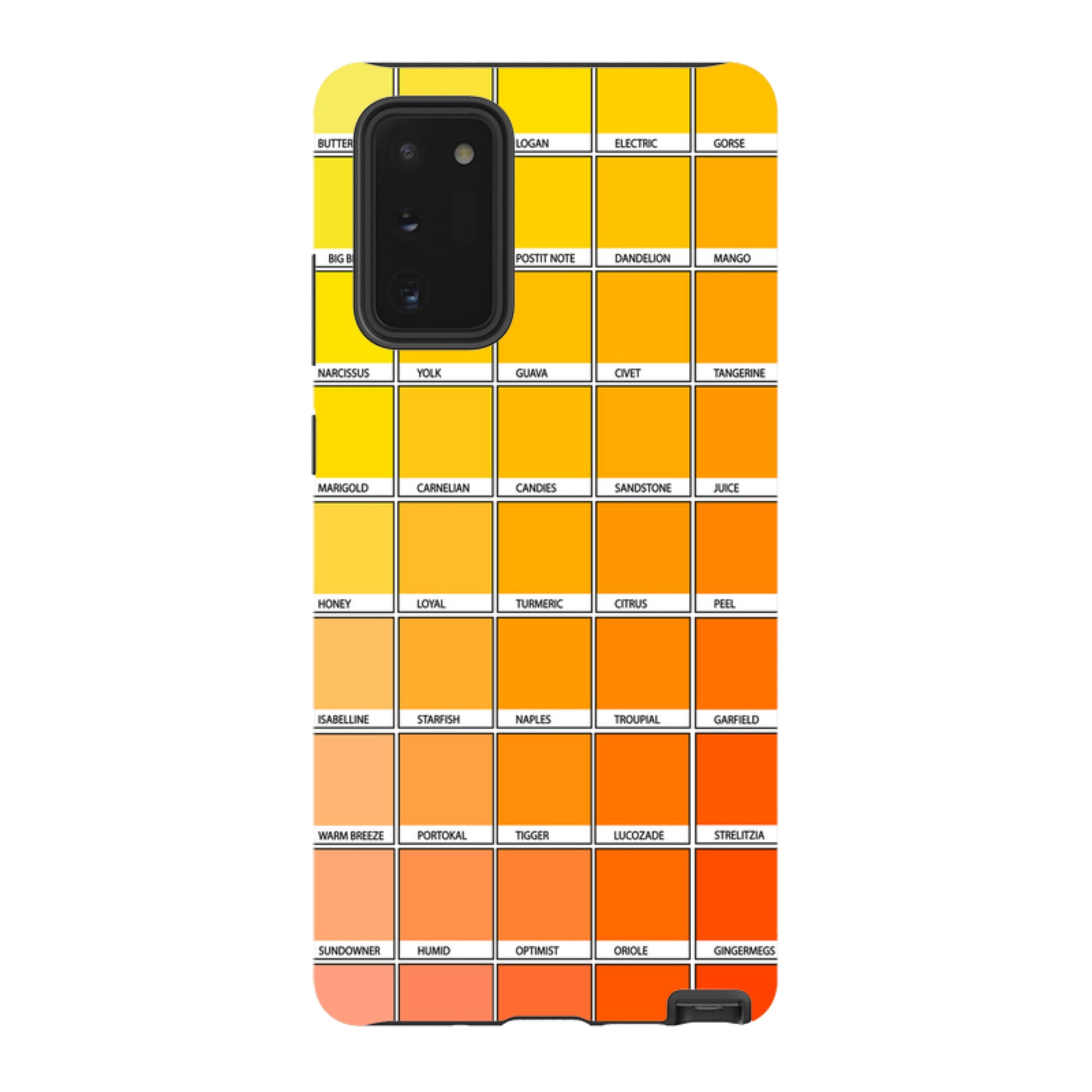 Samsung Tough Case - Yellow Chromology By Kitty Joseph