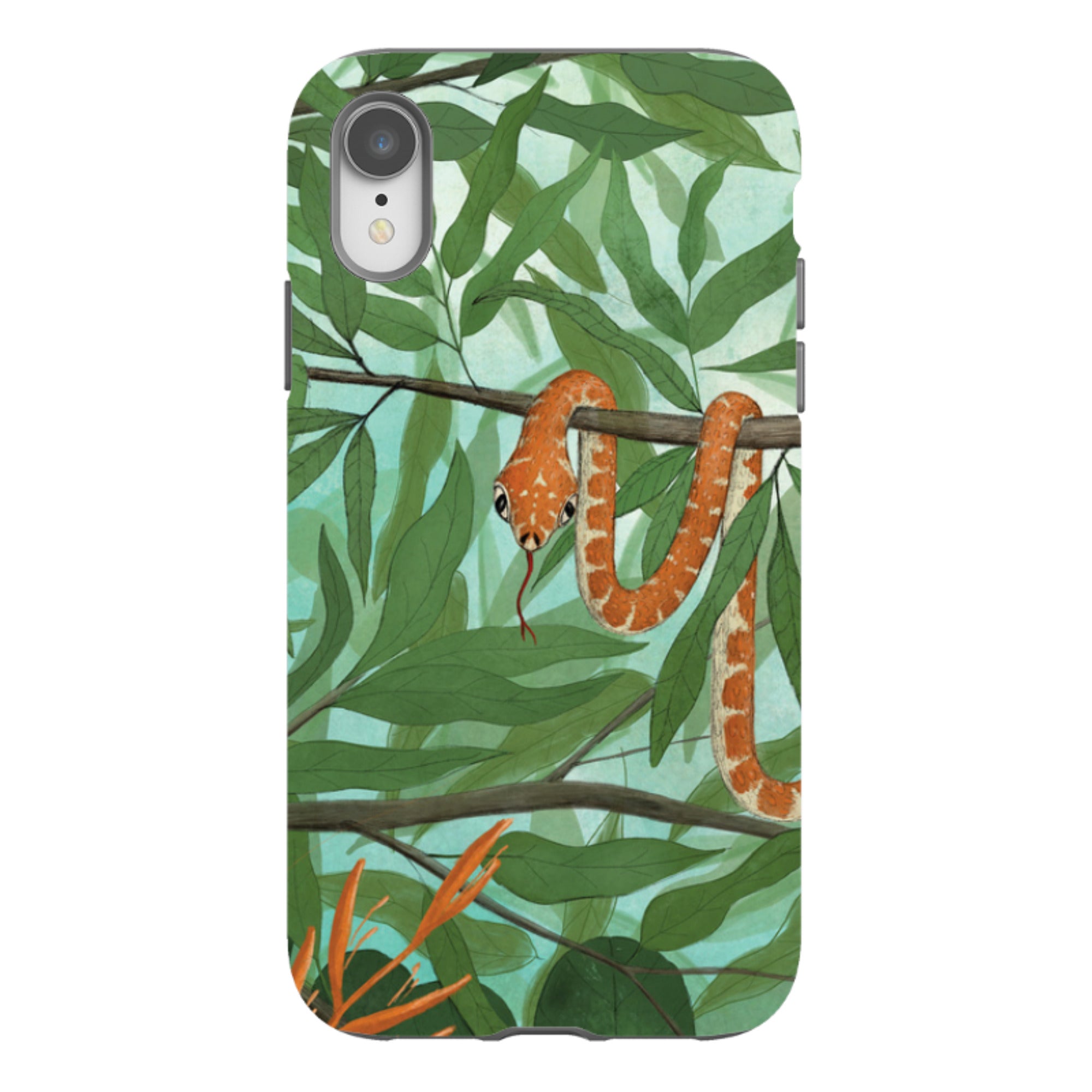iPhone Tough Case - Snake By Maja Lindberg