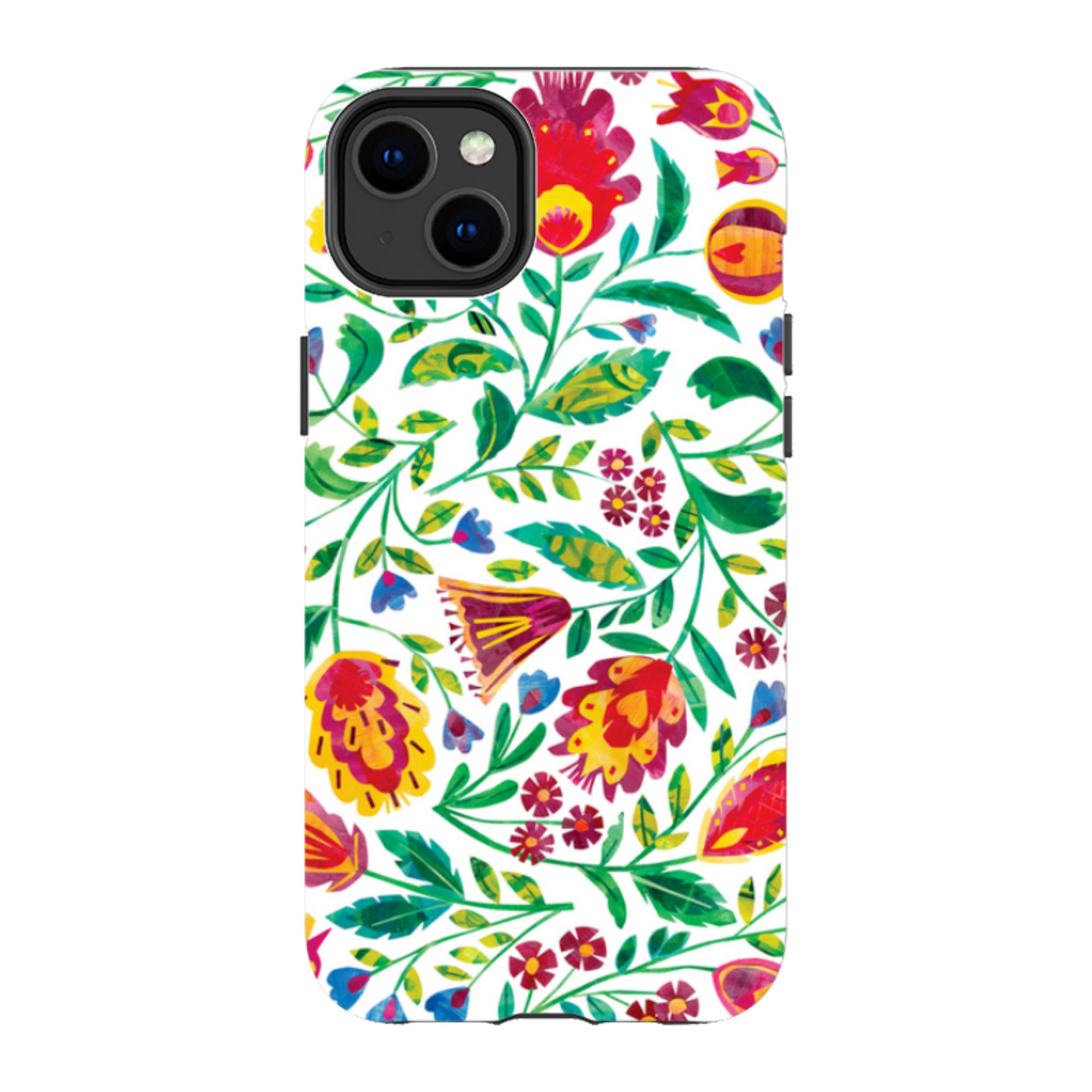 iPhone Tough Case - Folk Pattern By Tracey English