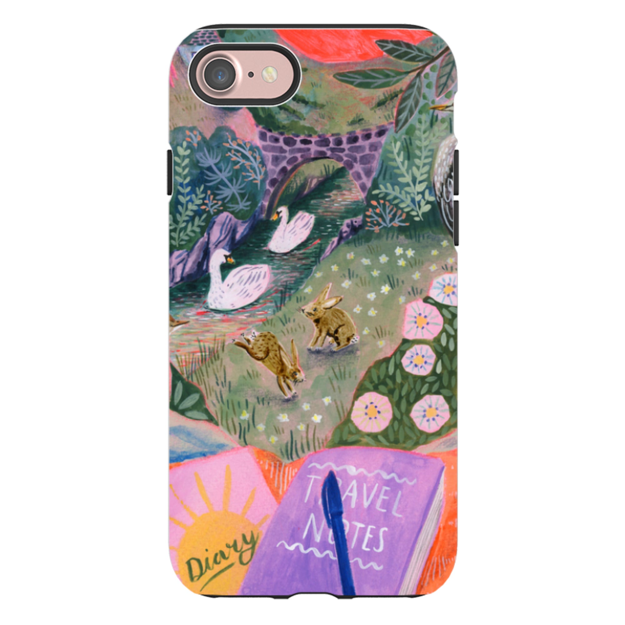 iPhone Tough Case - Wanderlust Camping Trip By Lee Foster Wilson